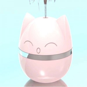 Tumbler Feather Cat Spring Toy Interactive Cat Ball Toy