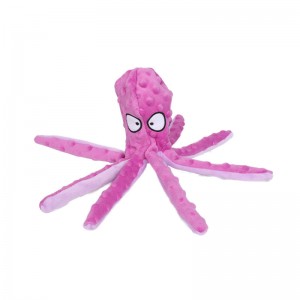 Juguetes para masticar mascotas con forma de pulpo, juguetes para perros de peluche